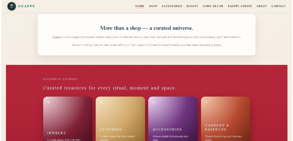 Ágappe — Tienda en Línea & E-Commerce Boutique - Vista 2