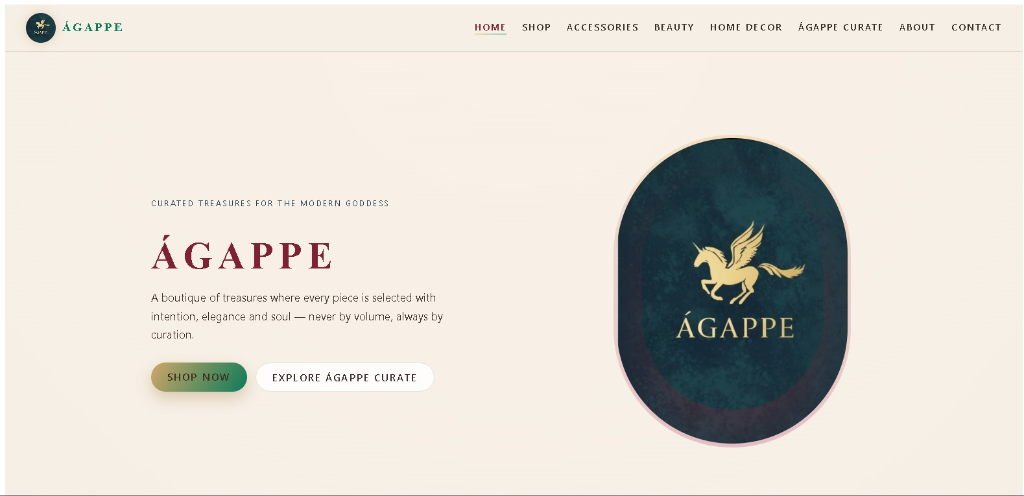 Ágappe — Tienda en Línea & E-Commerce Boutique - Vista 1