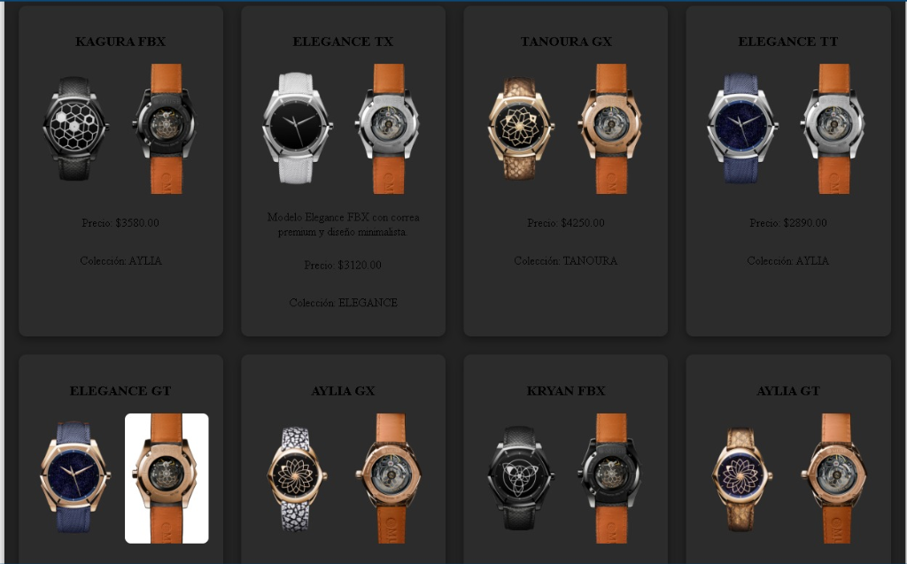 Plataforma de Subastas en Tiempo Real — Relojes de Alta Gama - Vista 2